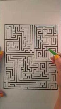 ASMR Maze Drawing 🌀 Whisper & Pen Sounds — “Dead End…”