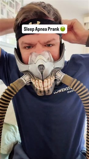 6.3K views · 47 reactions | How to prank a mate who wears a CPAP mask ‍ #sleepapnea #prank #funny #fart #cpapmask | Uncle Nicko | Facebook