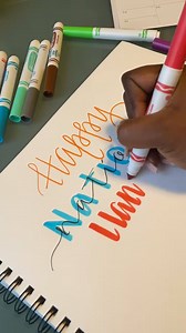 26K views · 377 reactions | It's #NationalHandwritingDay; practice your #Crayoligraphy! Thanks to @CeeMiiAmoreRice for the colorful artwork! | Crayola | Facebook