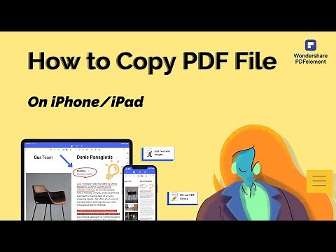 How to Copy PDF File on iPhone/iPad | Wondershare PDFelement