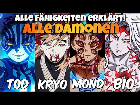 ALLE DÄMONEN FÄHIGKEITEN ERKLÄRT! | Demon Slayer Kimetsu No Yaiba