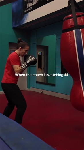 I know we all do it 🤣 #boxing #coach #tired #athlete #femaleboxer