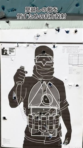 壁越しの敵を倒すための斜方投射【弓術】 #veteran #archery #archer #アーチェリー #bow