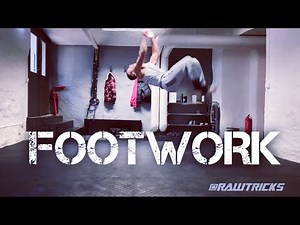 Capoeira training footwork