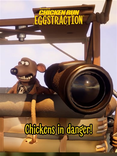 POV: Frizzle thought it was a good idea. It wasn’t. Welcome to the great eggscape 🐔 Watch Episode 1 on our YouTube channel ▶️ Link in bio! #ChickenRunEggstraction #ChickenRun