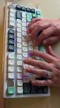 LEOBOG HI75C w/ ICE VEIN SWITCHES Keyboard ASMR! #asmr #keyboardasmr