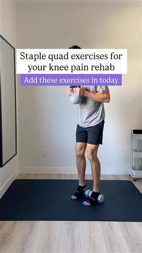 Staple Quad Exercises for Knee Pain Rehab
