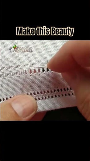 Вишивання мережкою / Lace embroidery #shorts #embroidery #hobby