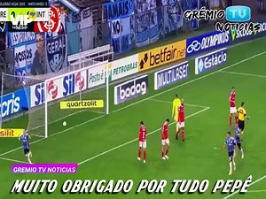 280K views · 17K reactions | Pepê divulga vídeo de despedida do Grêmio e lembra gol em Gre-Nal: "Muito obrigado por tudo" #noticias #futebol #gremio | RD Alma Copera | Facebook