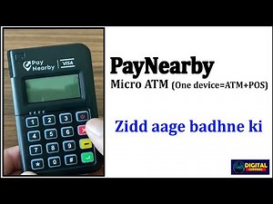 PAYNEARBY MICRO ATM || Card Swipe Machine/POS | Card Swipe for Home and Office | Mini ATM
