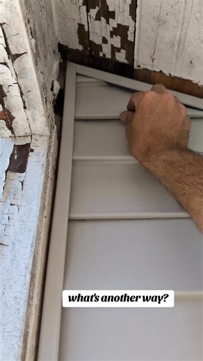 3.1K views | installing vinyl siding on a home improvement project #carpentrytips #construction #contractor #tipsandtricks #HomeImprovement | Hardwood Flooring | Facebook