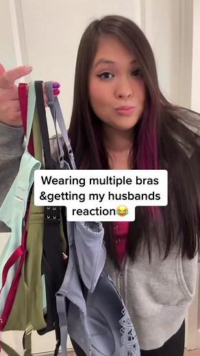 Hilarious Bra Layering Prank on Husband!😂