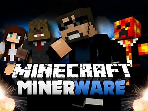 Minecraft MINERWARE!! I THINK I DID IT RIGHT!! (w/ Jerome, Preston and Ashley)