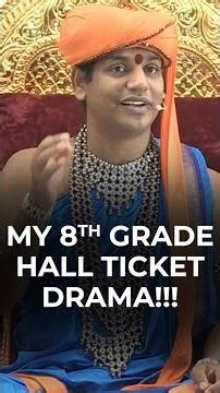 My eighth-grade hall ticket drama