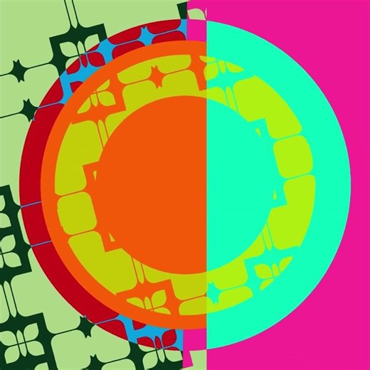 Pattern and geometric shapes visual