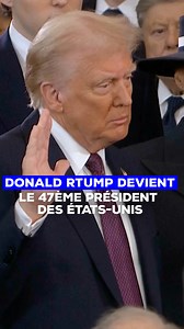 42K views · 811 reactions |  Donald Trump devient le 47ᵉ président des États-Unis. Il a prêté serment au Capitole à Washington et pris officiellement ses fonctions. | TF1 INFO | Facebook