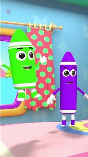 Five Little Crayons #shrots #nurseryrhymes #kidssongs #fivelittle #trending
