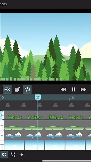 ToonSquid2.0のパララックス（視差効果）のテスト。しっかり奥行き、立体感が出ていますね！