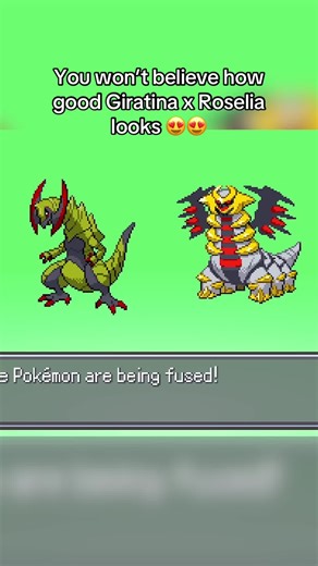 Giratina x Roselia Fusion Showcase in Pokémon