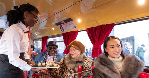 First-class lounge installed in one of London's iconic red buses