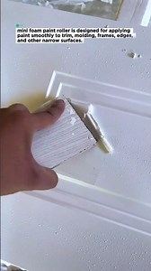 This Tiny Foam Roller Makes PERFECT Paint Edges! 🤯 | Trim Painting Tool