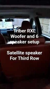 Woofer placement in Triber & 6 speaker