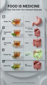 5 Best Teas for Better Digestion | Food Is Medicine #Shorts #tea