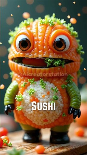 Sushi Monster 🍣👹 – Freshly Scary AI Creation!