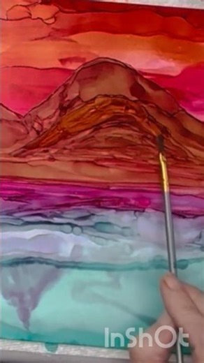 Blending Alcohol Ink Markers on Yupo by Michelle Wiebe