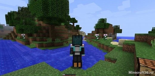 Мод Simple Diving Gear 1.20.1/1.19.4 (Акваланг)