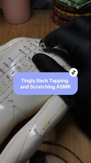 Tingly Back Tapping and Scratching ASMR Experience