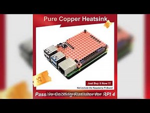 Raspberry Pi 4 Copper Heat Sink Passive Cooling Radiator Metal Thermal Heat Dissipation Cooler for R