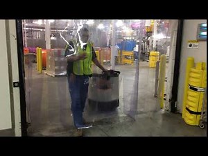 Electric Pallet Jack (EPJ) E-Stop - Going through Cool Curtains
