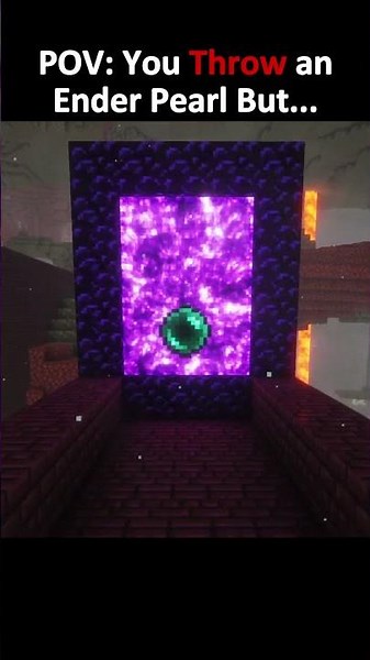 POV: You Throw an Ender Pearl But...