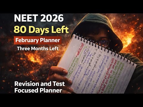 📚Last 2-Months *Realistic* NEET 2026 Revision Timetable & Study Plan to AVOID Stress! ✨ #neet