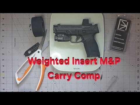 Calculated Kinetics Paragon Grip Insert Install & Weight Test Smith & Wesson