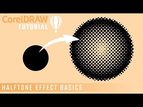 Halftone Effect Tutorial in CorelDraw | CorelDraw Tutorial | How to Create Halftone Effect CorelDraw