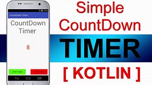 [  KOTLIN ] SIMPLE COUNT DOWN TIMER || ANDROID STUDIO || FREE SOURCE CODE