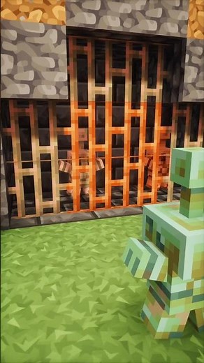 The Copper Golem Prison 😲 #Minecraft