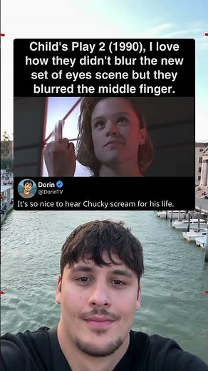 Child’s Play 2 1990-Chuck’s scream is so funny #chucky