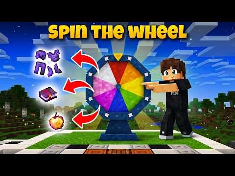Minecraft, But Spin The Wheel = INSANE Minecraft Challenges | Mr Ahad