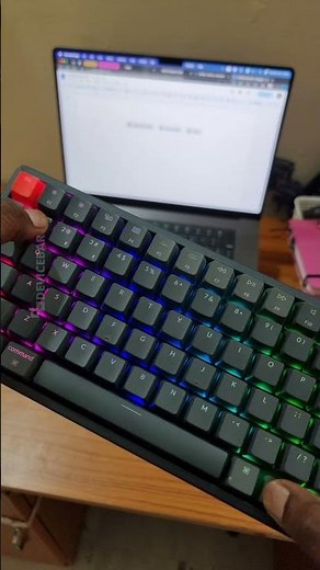 How To Connect Keychron Keyboard ⌨️ To MacBook Pro 💻! #Shorts