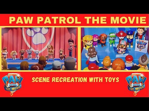 PAW Patrol: The Movie Liberty Joins the Team Scene Recreation with Toys!