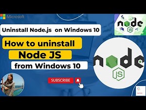 Uninstall Node.js on Windows 10 | How to uninstall Node JS