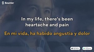 512K views · 22K reactions | Aprender inglés con música. Descarga la App Sounter (IOS/Android/WEB): https://land.sounter.com | I Want To Know What Love Is de Foreigner (Traducida al español). | Sounter | Facebook
