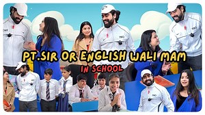 4.5M views · 10K reactions | Pt.sir and english wali mam #funnyvideos #comedyvideos #ptsir #englishmam #teratrigun | Tera Trigun | Facebook
