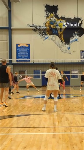 Blake Hollifield on Instagram: "Volleyball is an imperfect game. You will get bad sets. You will get trapped on the net. The question is: Do you panic? Or do you problem solve? Watch this recovery. The set is tight. The block is there. Instead of forcing an error, we tip deep and reset. Clubhouse Rule: Keep the ball alive. Make the opponent earn the point. Don't give away free points just because the set wasn't perfect. Save this for your next game when things get messy. 📌"