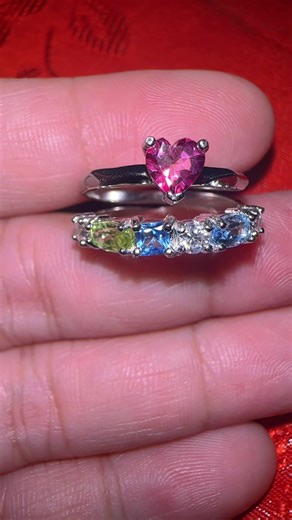 Adjustable 2-in-1 S925 Silver Gemstone Ring