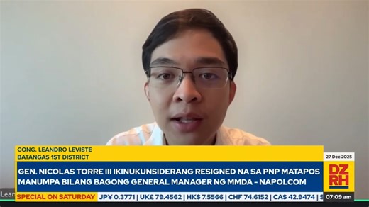 𝐋𝐞𝐯𝐢𝐬𝐭𝐞: 𝐈𝐭𝐢𝐧𝐚𝐭𝐚𝐚𝐬 𝐧𝐠 𝐊𝐨𝐧𝐠𝐫𝐞𝐬𝐨 𝐚𝐧𝐠 𝐬𝐚𝐫𝐢𝐥𝐢𝐧𝐠 𝐛𝐮𝐝𝐠𝐞𝐭 𝐧𝐠 ₱𝟏𝟎.𝟓𝐁 𝐧𝐚𝐧𝐠 𝐰𝐚𝐥𝐚𝐧𝐠 𝐩𝐚𝐥𝐢𝐰𝐚𝐧𝐚𝐠 𝐨 𝐝𝐞𝐛𝐚𝐭𝐞 Sinabi ni Batangas 1st District Representative Leandro Legarda Leviste sa isang panayam ngayong araw na itinaas ng Kongreso ang sarili nitong internal na budget mula ₱17.20 bilyon tungo sa ₱27.70 bilyon, nang walang paliwanag o debate. Umaasa si Leviste na makapagbibigay ang Kongreso ng mga detalye kung paano gagamitin ang karagdag