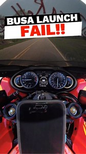 2.6K views · 283 reactions | HAYABUSA LAUNCH FAIL! Failure is a part of learning. I think I’ll be better off without the factory launch system. Gonna try that next time. | Busa Rellz | Facebook